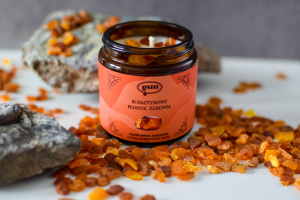 Bursztynowy Płomyk Zdrowia - świeca 120ml.