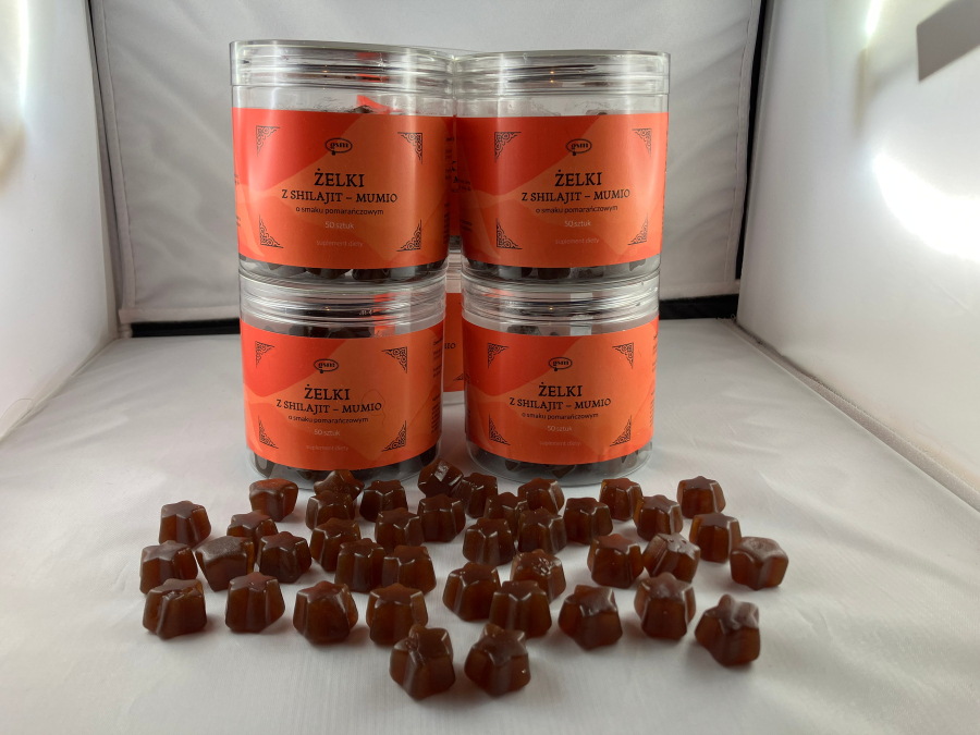 ŻELKI Z SHILAJIT-MUMIO
 ZNAJDZIESZ NA: www.mumiozywe.gsm.pl